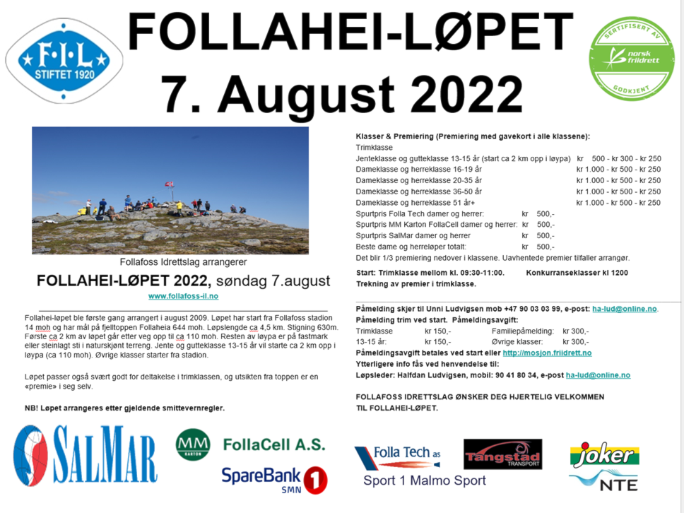 FOLLAHEI-LØPET 2022